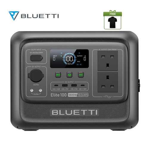 Bluetti elite 100 - elite, 1800w