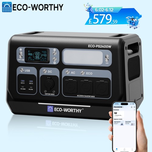 2400w portable power station - 2400w,