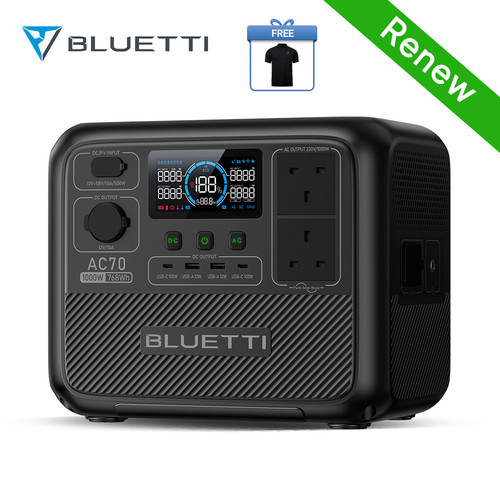 Bluetti ac70 768wh 1000w - bluetti,