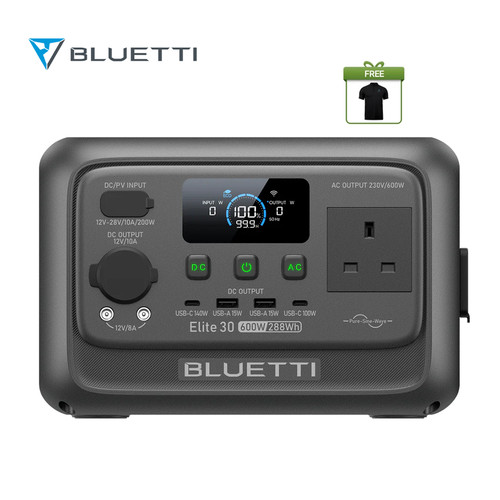 Bluetti elite 288wh 600w - bluetti,